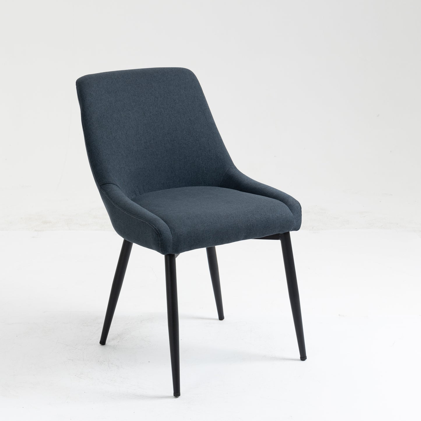 Upholstered Dining Chairs (Bluish Gray)