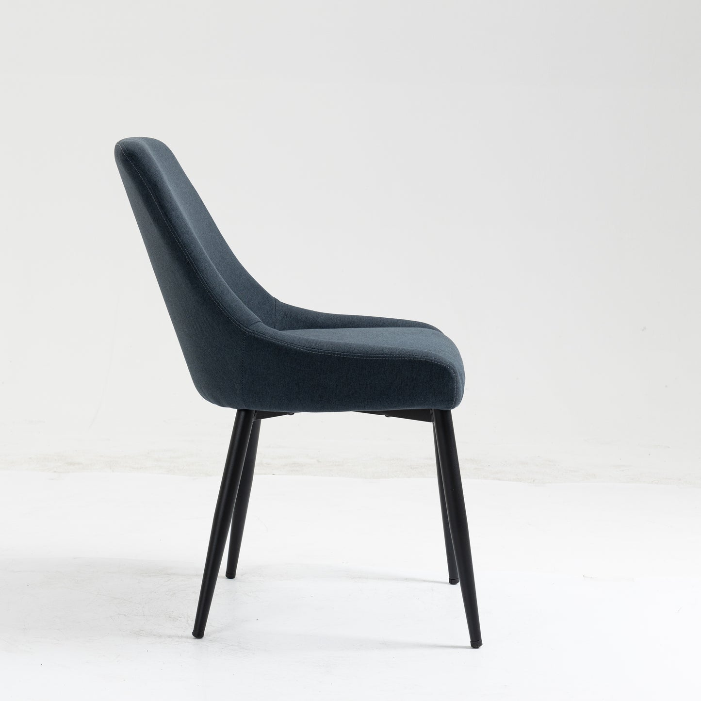 Upholstered Dining Chairs (Bluish Gray)