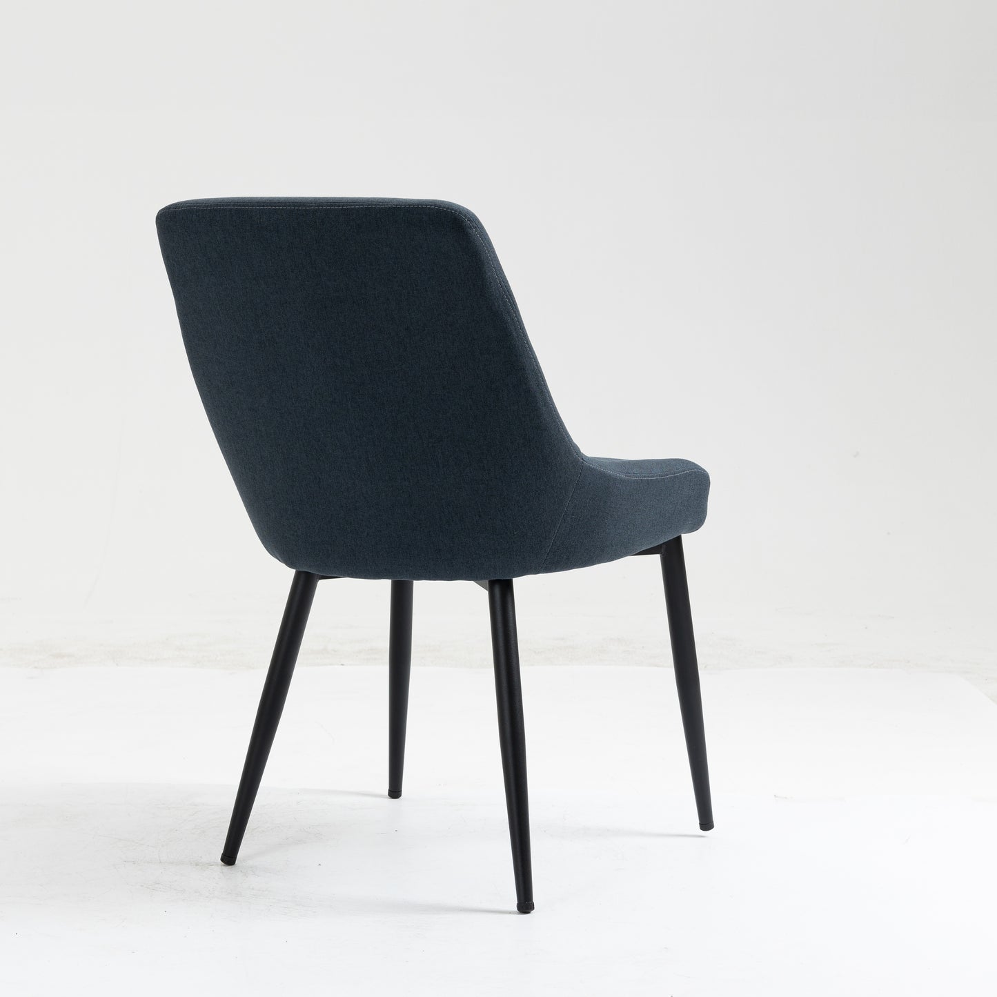 Upholstered Dining Chairs (Bluish Gray)