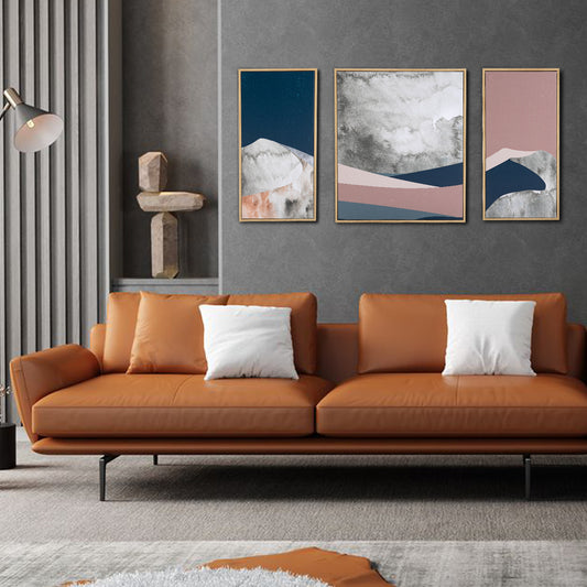 3 Pieces Abstract Wrapped Canvas Print - Canvas Artwork