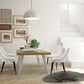 Solid Wood Frame Dining Chairs - Beige