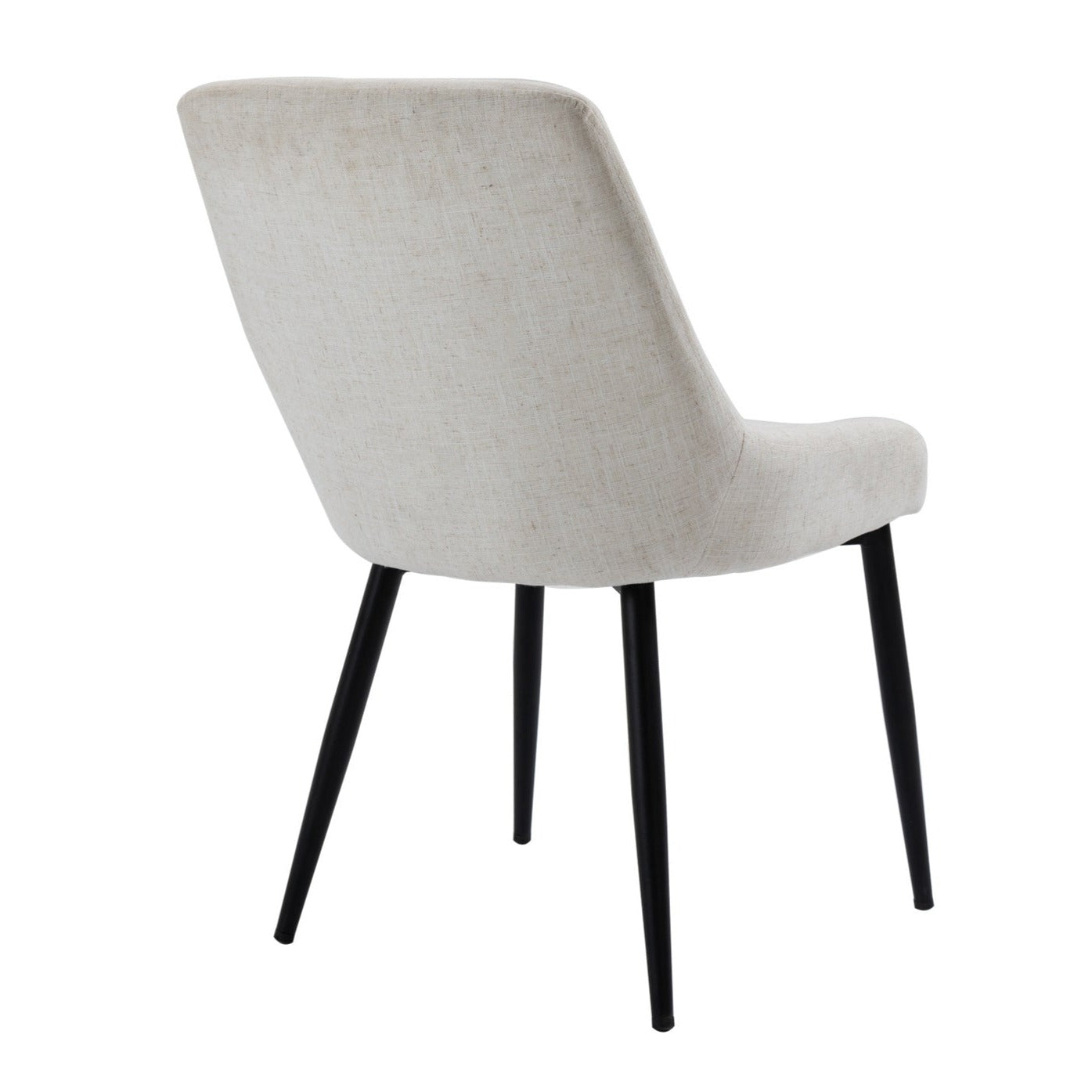 Solid Wood Frame Dining Chairs - Beige