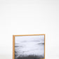 Black and White Landscape Photography Misty Mountain Foggy Forest Wrapped Canvas Print