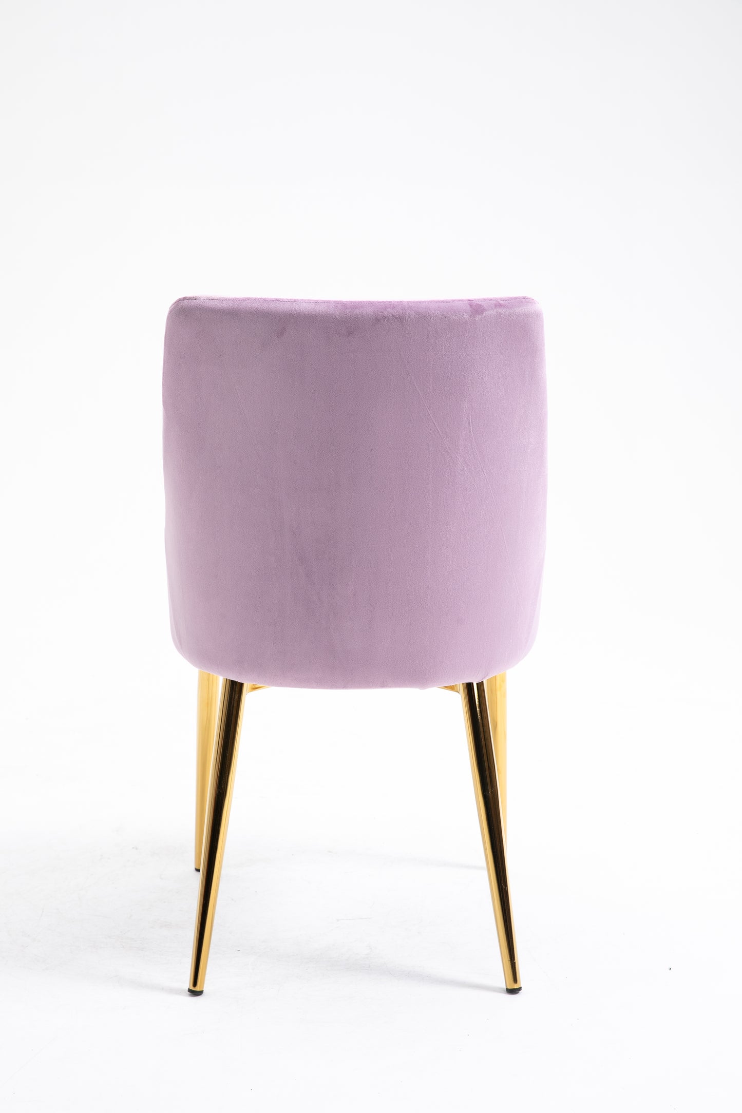 Velvet Upholstered Side Chairs (Set 2) -Pink