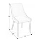Velvet Upholstered Side Chairs (Set 2) -Pink