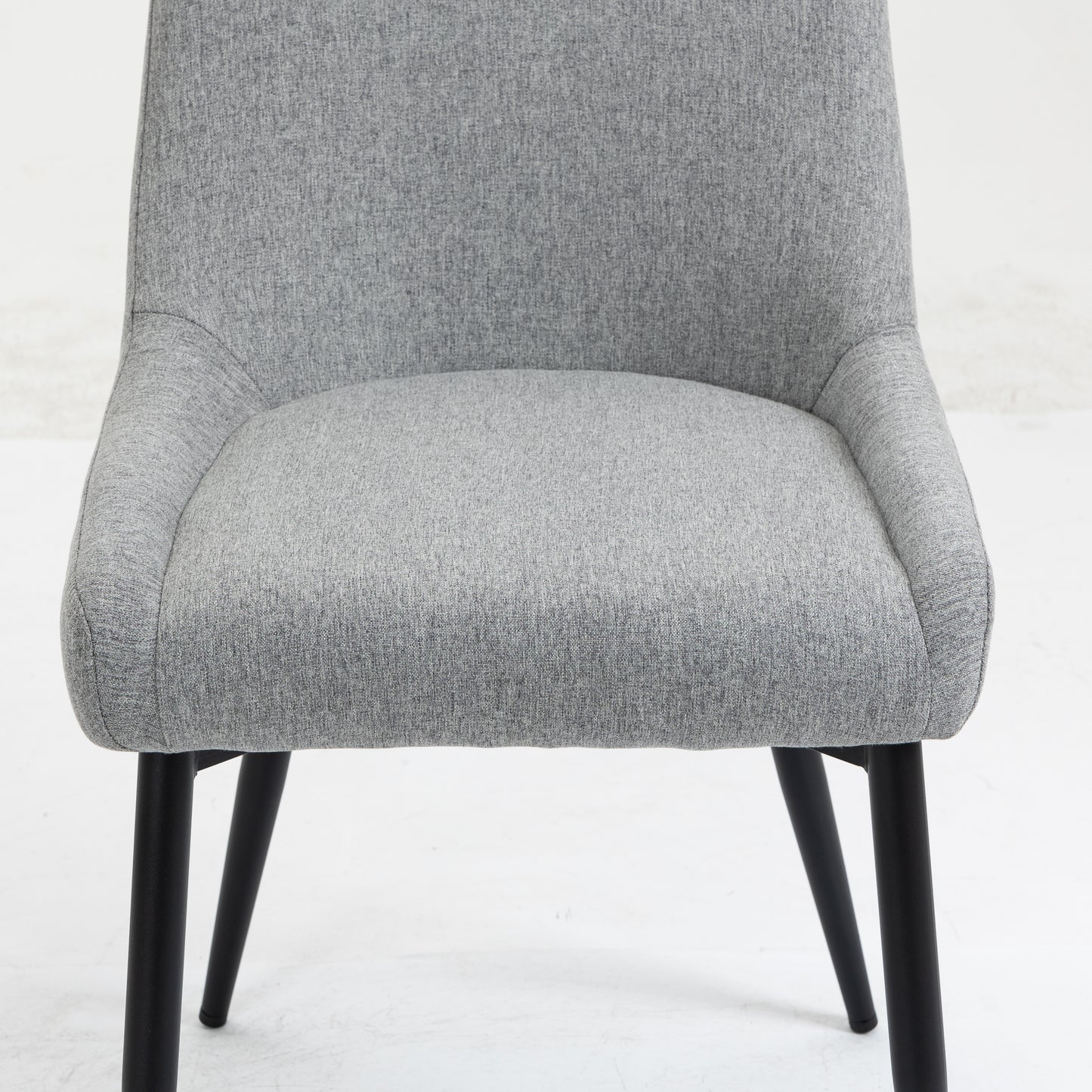 Upholstered Dining Chairs (Light Gray)