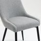 Upholstered Dining Chairs (Light Gray)
