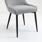 Upholstered Dining Chairs (Light Gray)