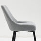 Upholstered Dining Chairs (Light Gray)