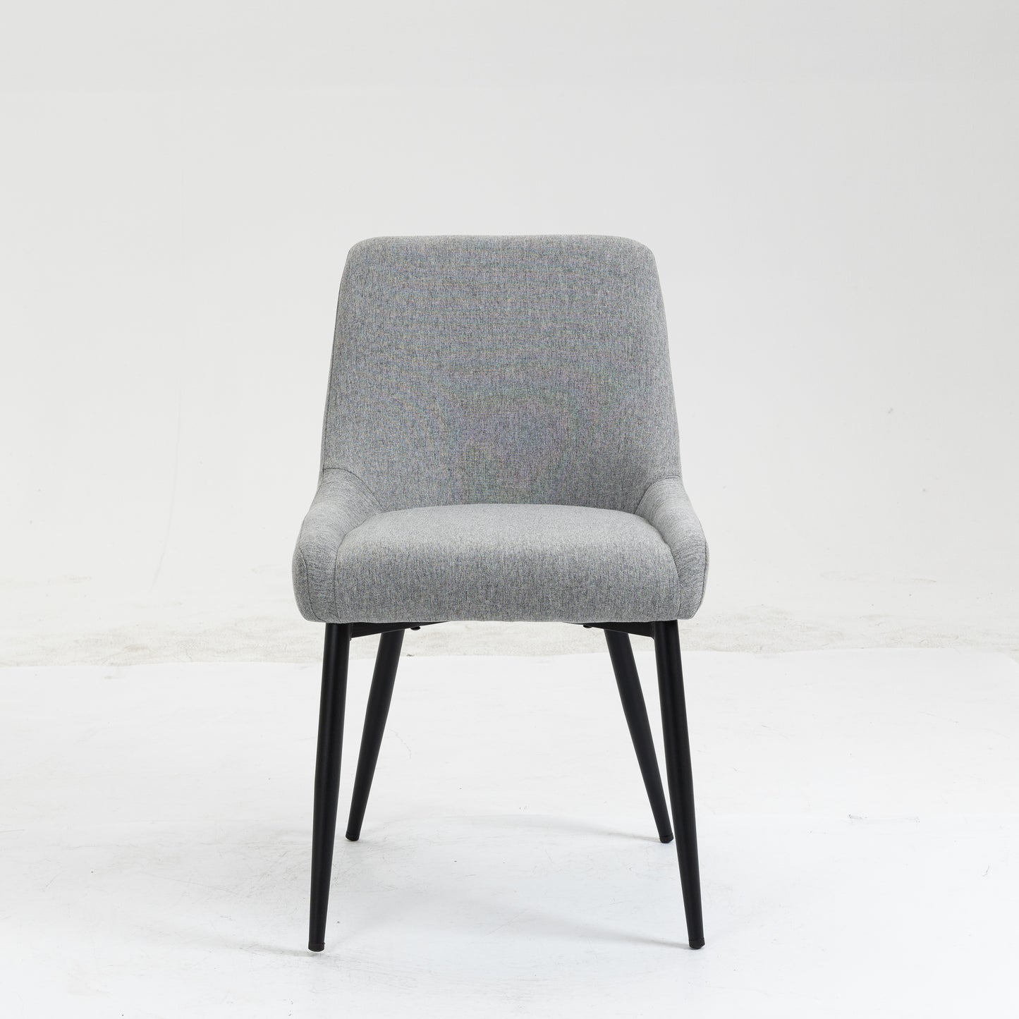 Upholstered Dining Chairs (Light Gray)