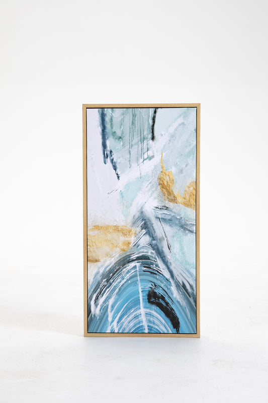 Abstract Wrapped Canvas Print - Canvas Artwork, 12 x 24